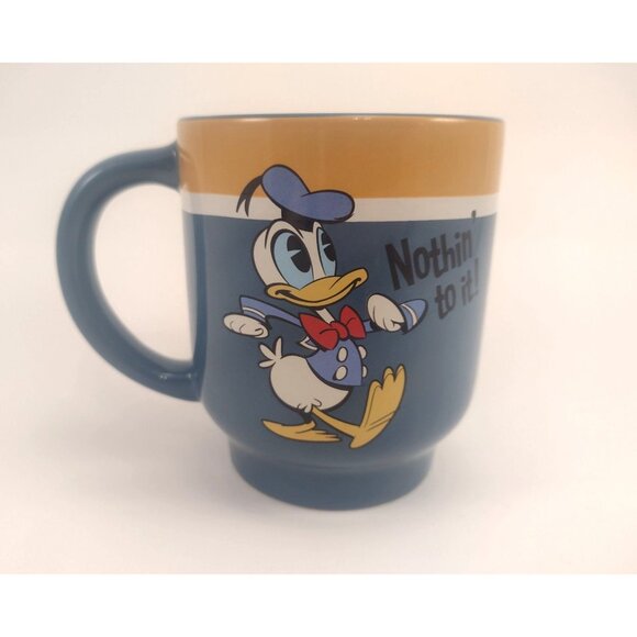 Donald Duck "Oh Yeah? Nothin To It!" Coffee Mug Cup Disney Store Collectible - Picture 3 of 8